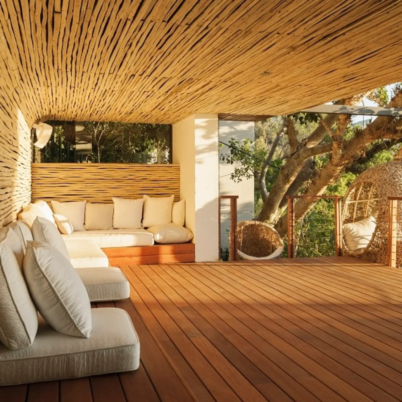Open living terrace