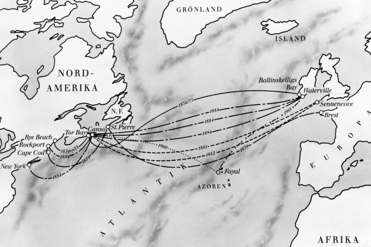 Das Transatlantikkabel von Siemens 1873