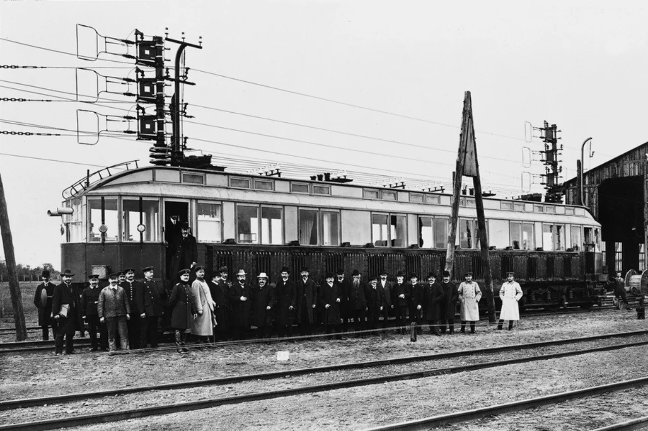 1903 Testfahrt Schnellbahn