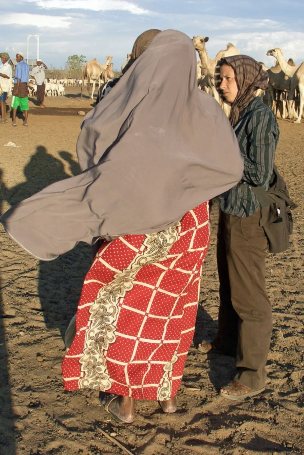 Jessica Fanzo in Kenya with pastoralists
