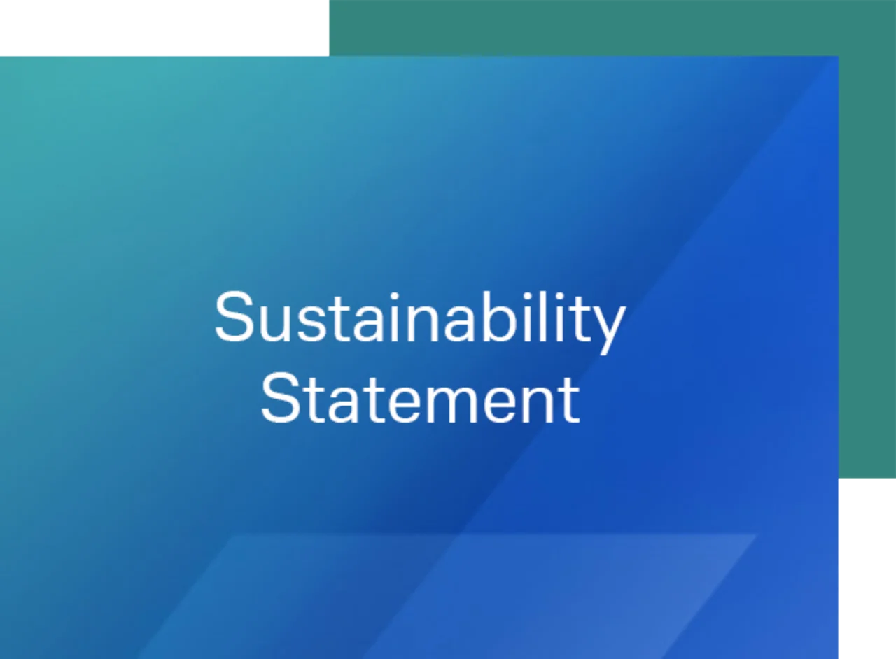 Sustainability Statement Supergraphic