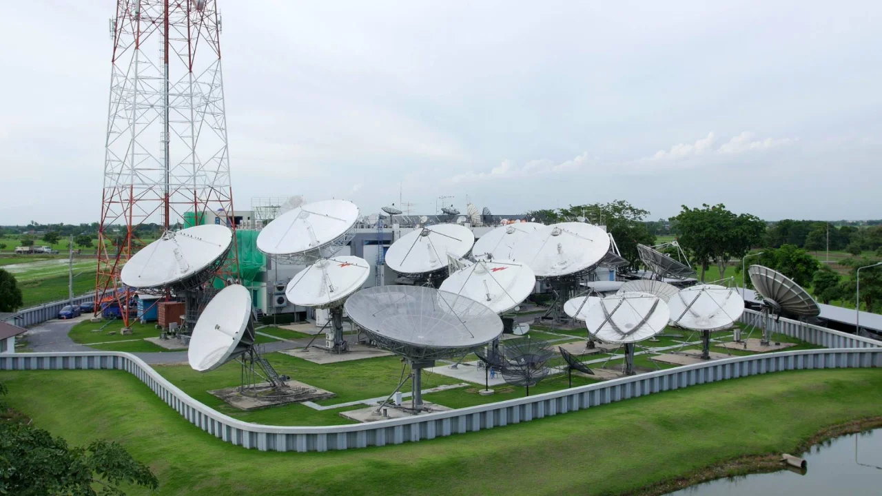 Thaicom Satellitenempfangsstation
