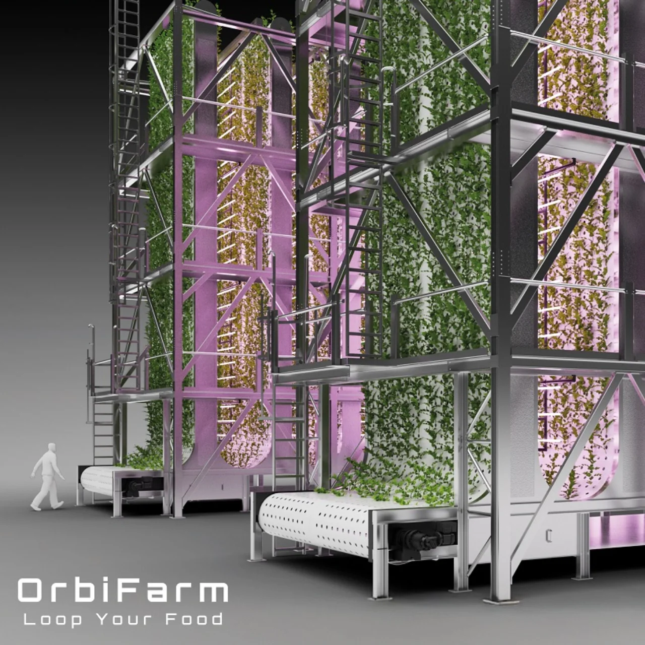 OrbiFarm Modell Loop your food (c) KoerberxOrbiFarm