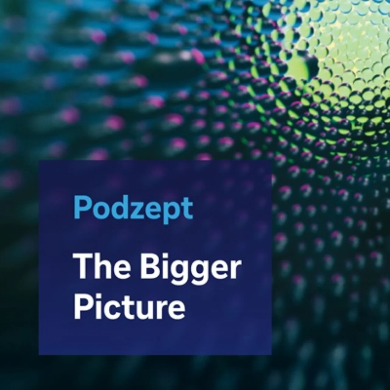Podcast‑Cover „Podzept“ von Deutsche Bank Research mit Marktgrafik.