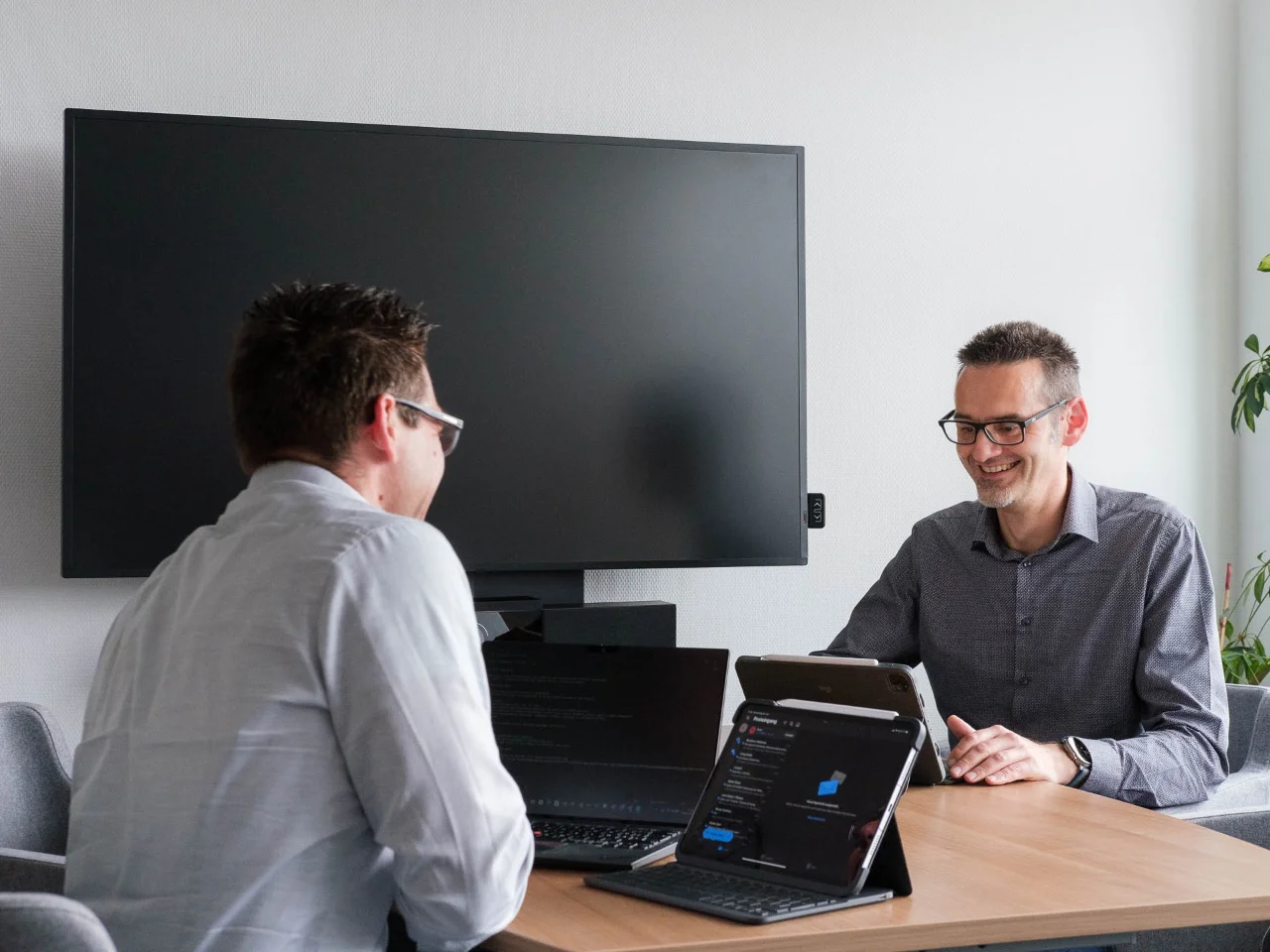 Fabian Pfütze and Andreas Dietz in conversation