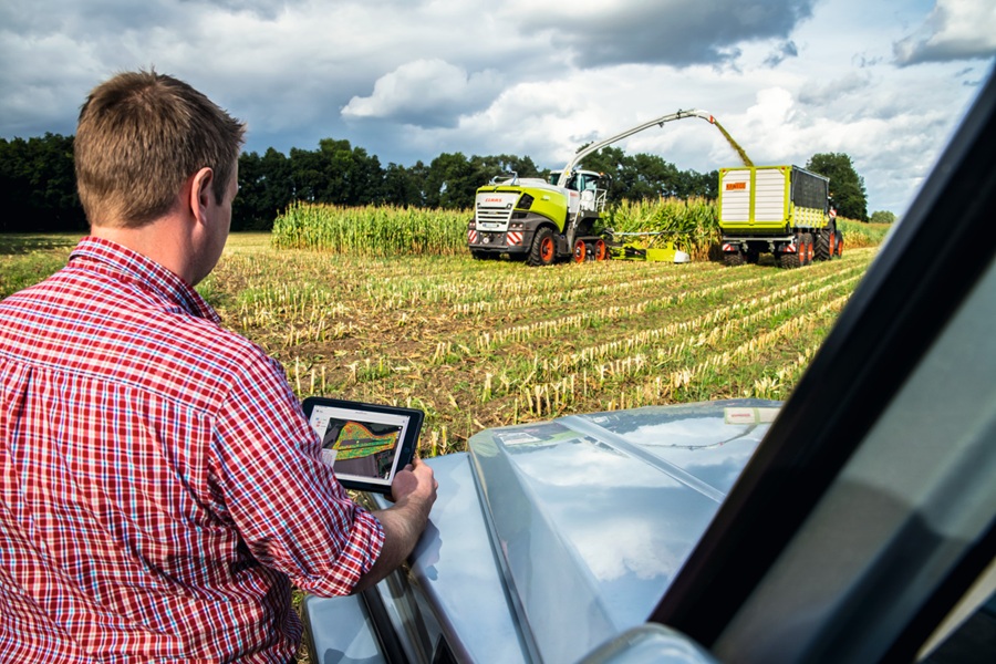 Claas digitale App Karte