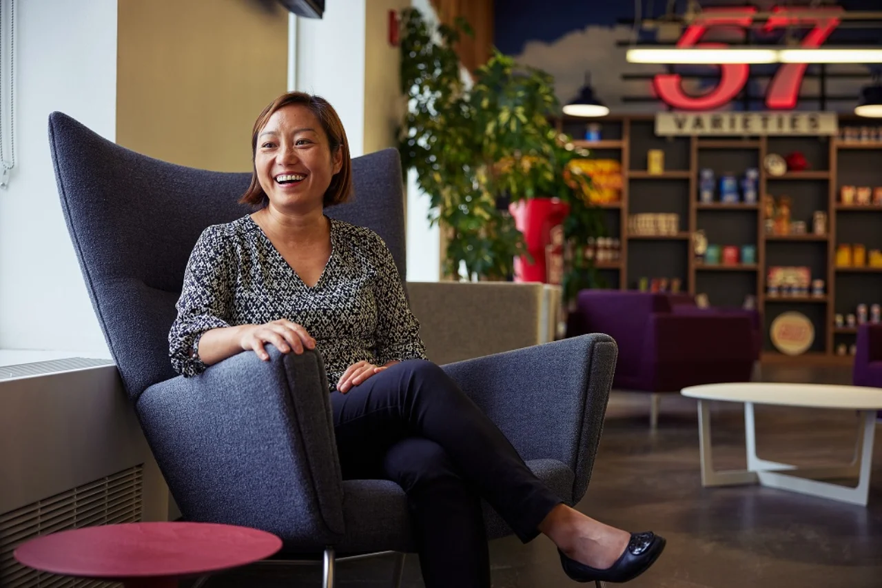 Yang Xu im Büro