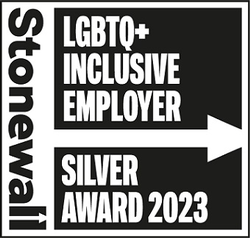 Stonewall &ndash; LGBTQ+ inclusive employer &ndash; Silver Award 2023