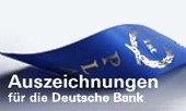 Auszeichnungen f&uuml;r die Deutsche Bank