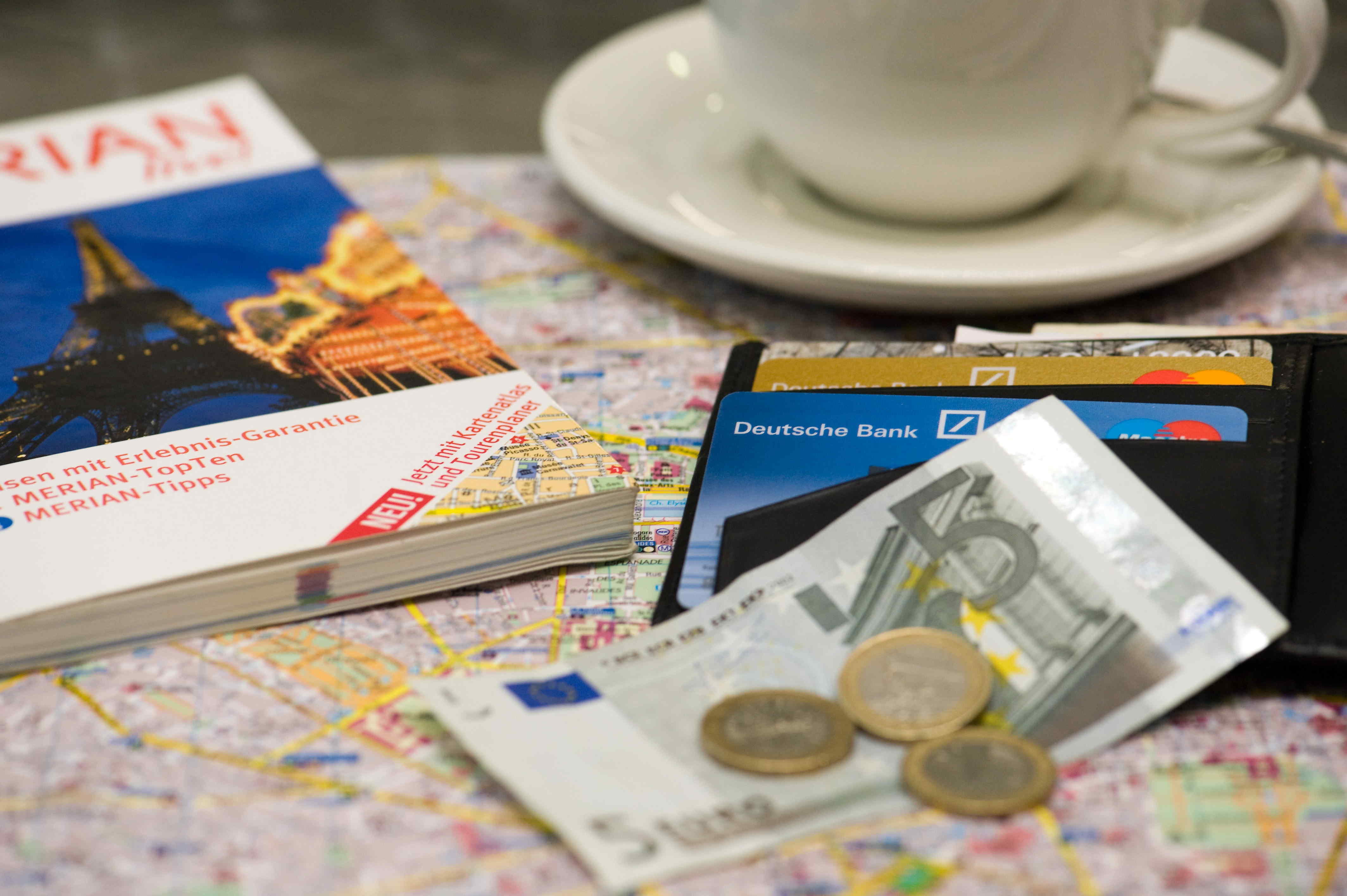 Cash EC card and credit card make payment easy and convenient