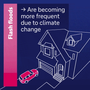 Flash floods are becoming more frequent due to climate change