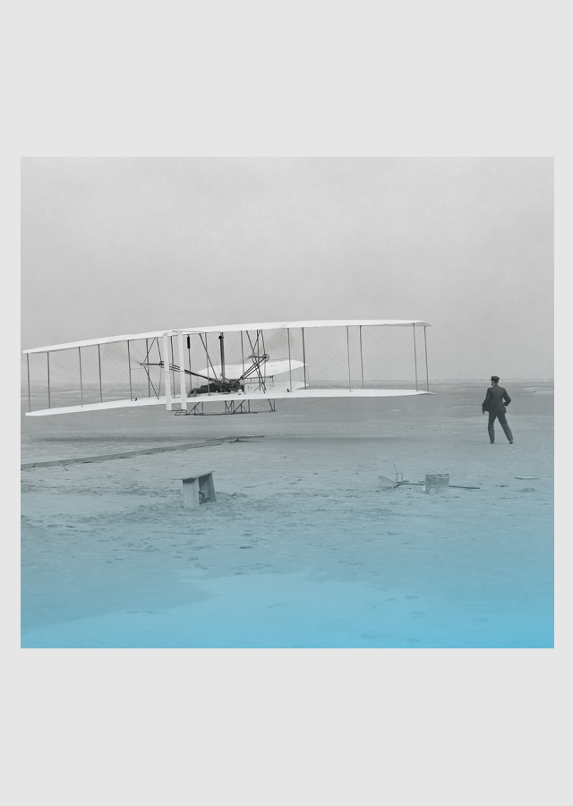 Wright with aircraft